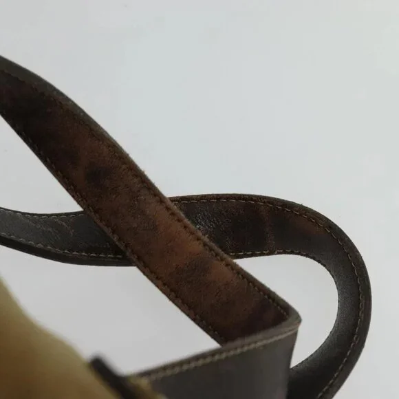 LOEWE Anagram Boston Bag Suede Brown Gold - Picture 8 of 16